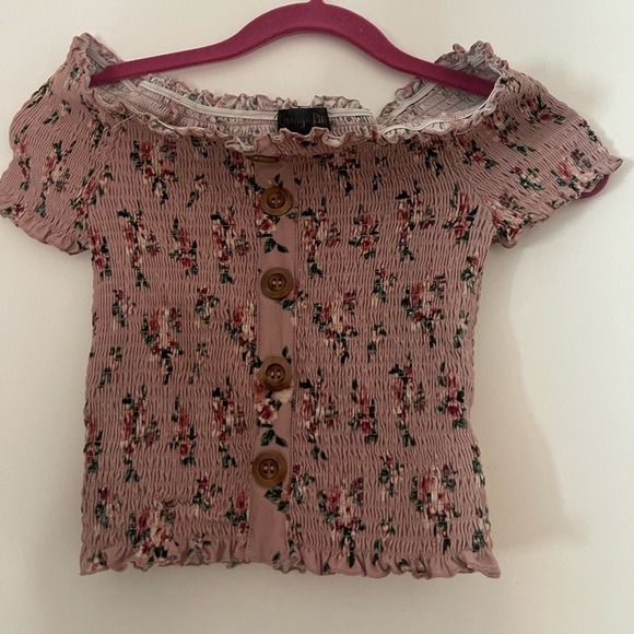 Pink Crop Top - Picture 1 of 2